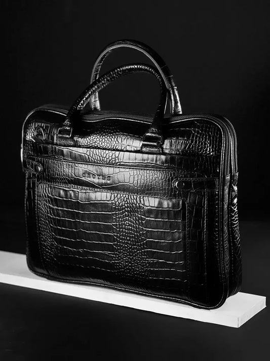 Leather Executive Bag B1014 Cactus