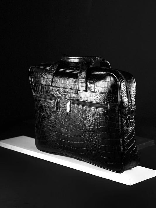 Leather Executive Bag B1022 Cactus